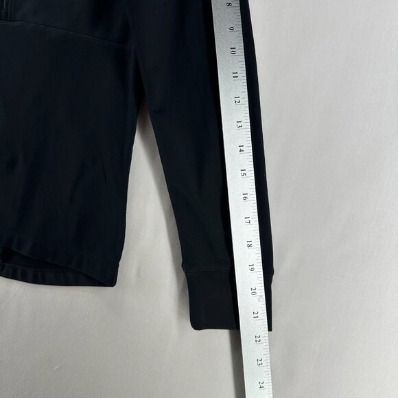 San Jose Sharks Sweatshirt Womens S Levelwear NHL Track 1/2 Zip Pullover Black - Picture 11 of 12